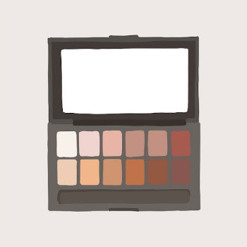 Eyeshadow palette clipart, makeup product | Free PSD - rawpixel