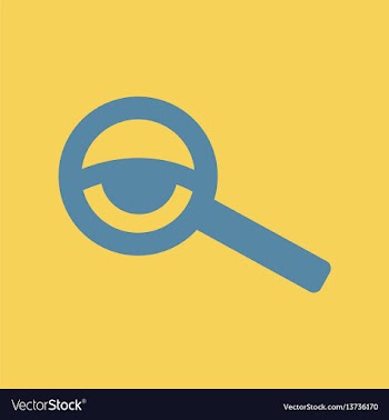 Eyesight check vector image