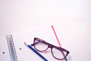 Eyewear On Notebook