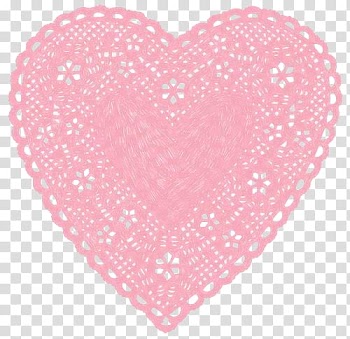F IminLove, pink heart illustration transparent background PNG clipart