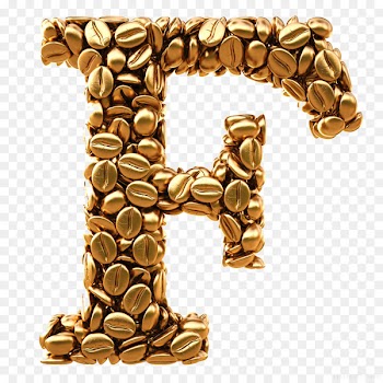 F Letter English alphabet - F 