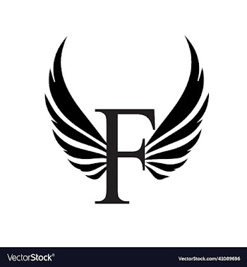 f letter logo template