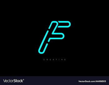 f letter minimalist creative design
