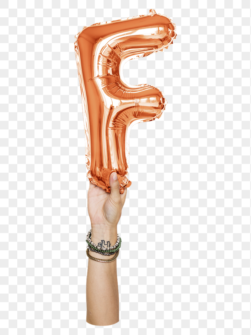 F png English alphabet, balloon | Free PNG - rawpixel