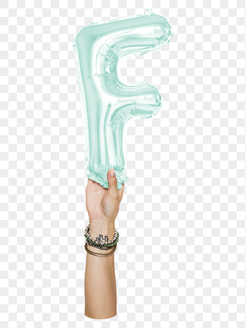 F png English alphabet, balloon | Free PNG - rawpixel