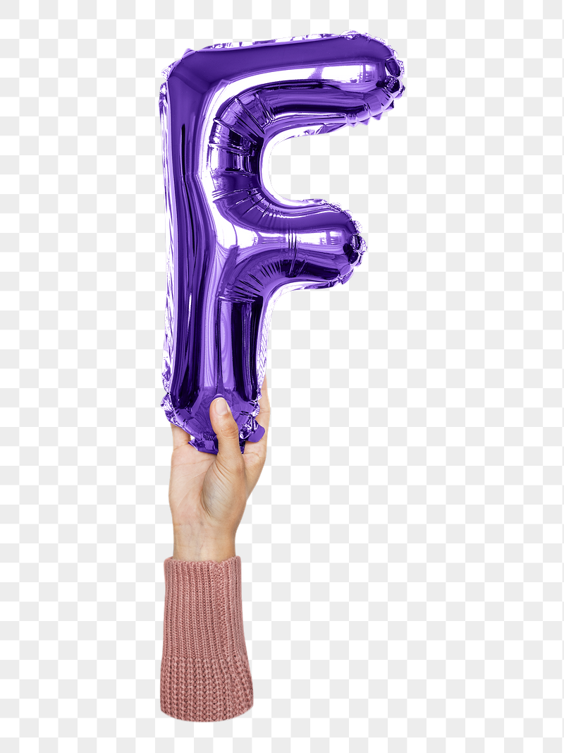 F png English alphabet, balloon | Free PNG - rawpixel
