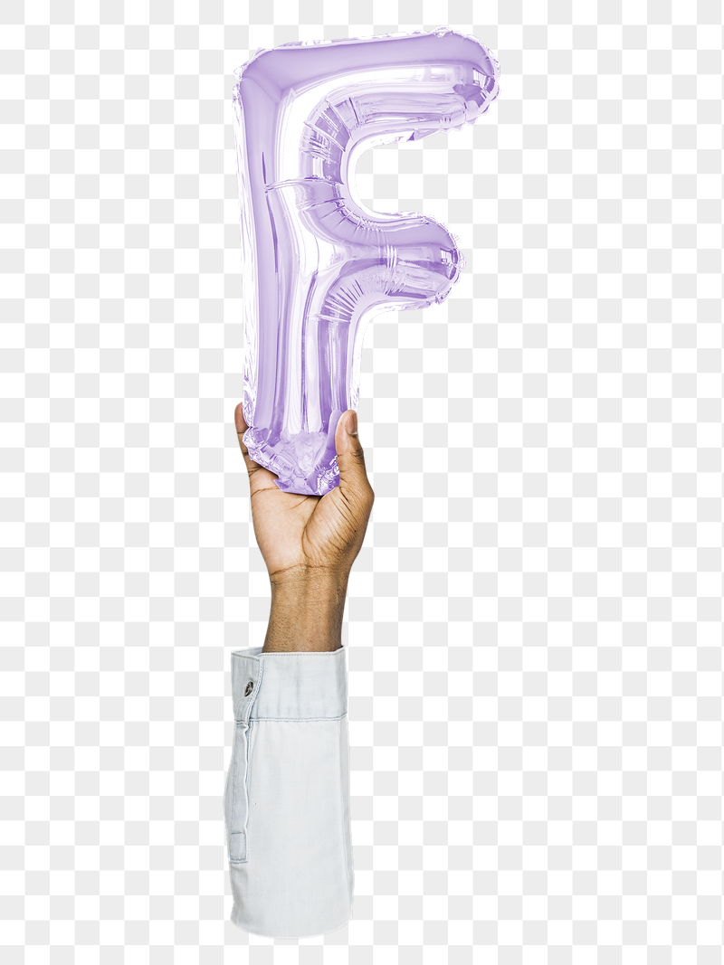 F png English alphabet, balloon | Free PNG - rawpixel