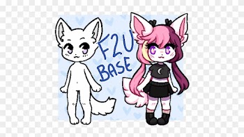 F2u Anthro Base By Laribun - Base Furry F2u