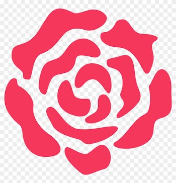 F2u Pink Rose Background By Sketch Art 292002 - Pink Rose Stencil Button Badge Button Badge