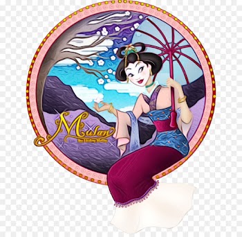 Fa Mulan, Mulan, Disney Princess, Cartoon, Violet PNG