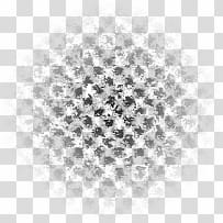 Fabric Brushes, black and white abstract painting transparent background PNG clipart