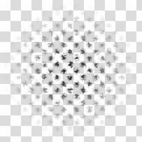 Fabric Brushes, black and white abstract painting transparent background PNG clipart