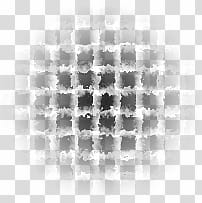 Fabric Brushes, black and white abstract painting transparent background PNG clipart