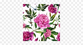 Fabric "peony 3" Knitwear - Works A5 Rose 2018 Diary - Week