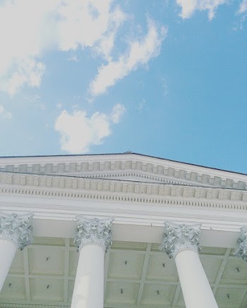 Facade of White Building