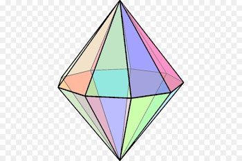 Face Bipyramid Enneagonal prism Triangle Polyhedron - alahly watercolor 