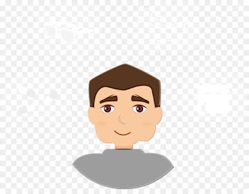 face cartoon head nose eyebrow
