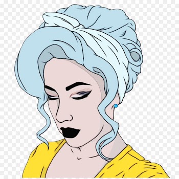 face hair cartoon facial expression head
