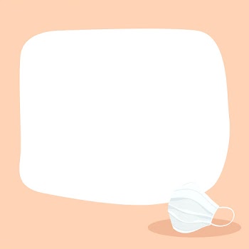 Face mask frame vector to prevent covid 19