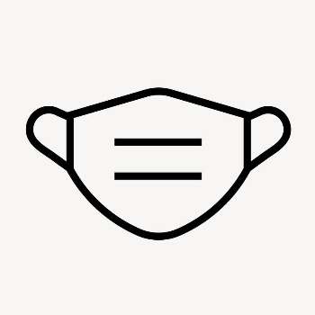 Face mask icon, line art | Free Icons - rawpixel
