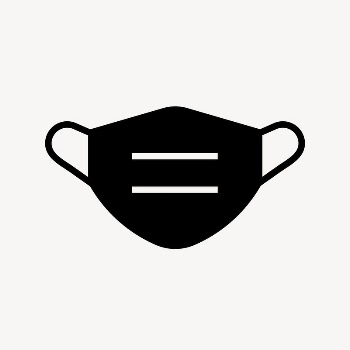 Face mask icon, simple flat | Free Icons - rawpixel