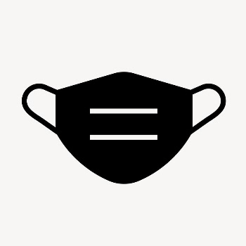 Face mask icon, simple flat | Free Icons - rawpixel