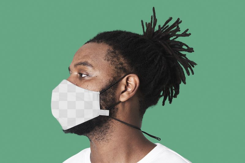 Face mask png mockup, new | Free PNG Mockup - rawpixel