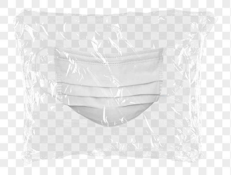 Face mask png plastic bag | Free PNG - rawpixel