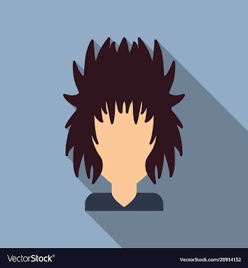 Face of a young beautiful woman with long hair vector image