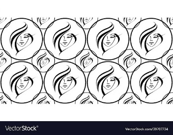 face of a young girl logo womans