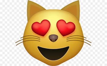 Face with Tears of Joy emoji Cat iPhone - Emoji 