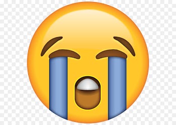 Face with Tears of Joy emoji Crying Laughter Sticker - Sad Emoji PNG Pic 