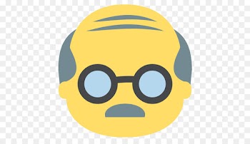 Face with Tears of Joy emoji Emoticon Man Grandparent - OLD MAN 