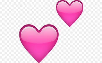 Face with Tears of Joy emoji Heart Sticker Snapchat - Emoji 