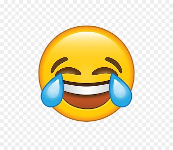 Face with Tears of Joy emoji Laughter Crying Sticker - Emoji 
