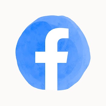 Facebook app icon vector with a watercolor… | Free stock illustration | High Resolution graphic