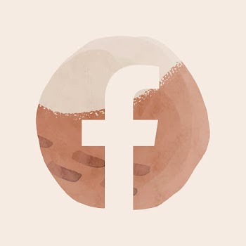 Facebook app icon with a watercolor graphic… | Free stock illustration | High Resolution graphic