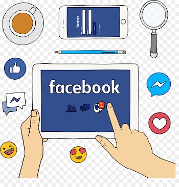 Facebook Download Blog Icon - Tablet social application 