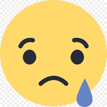 Facebook Emoticon Emoji Like button Smiley - sad emoji 
