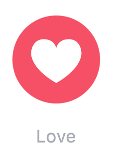 Facebook Heart Icon Png #150995 - Free Icons Library