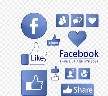 Facebook like button Symbol Icon - Chart _ social information on Facebook,Thumbs,blue,Editable Vector 