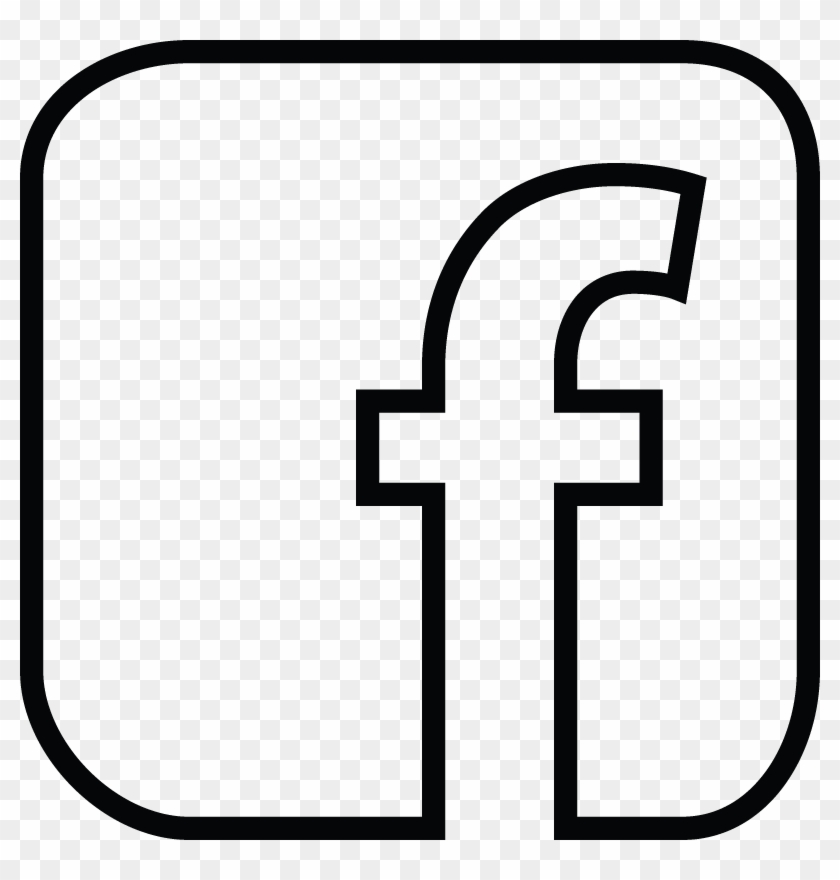 Facebook Logo Clipart Black And White - Facebook Vector Logo White