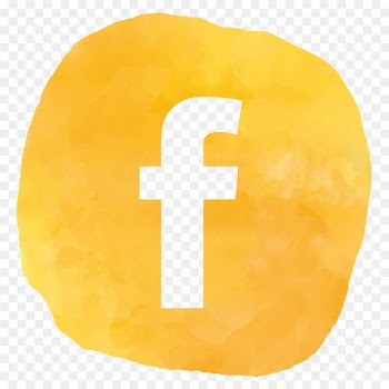 Facebook, Logo, Yellow, Orange PNG