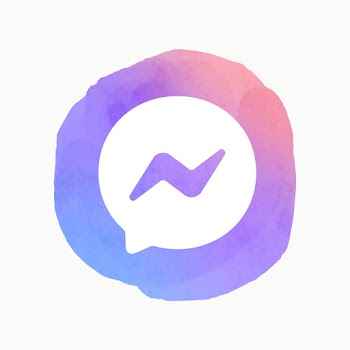 Facebook Messenger app icon psd with a… | Free stock illustration | High Resolution graphic