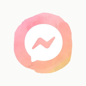Facebook Messenger app icon vector with a… | Free stock illustration | High Resolution graphic