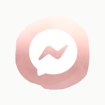 Facebook Messenger app icon vector with a… | Free stock illustration | High Resolution graphic