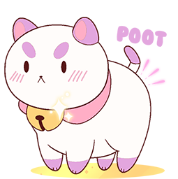 Facebook / Messenger Bee & PuppyCat Sticker #18 free download