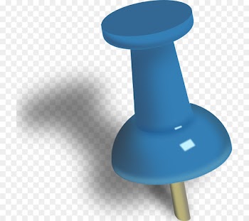 Facebook Messenger Clip art - Free blue pin to pull the material 