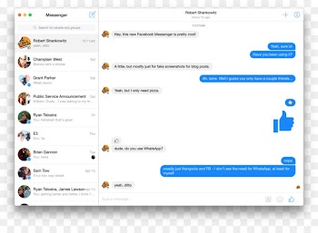 Facebook Messenger Computer Software Instant messaging Desktop Computers - messenger 