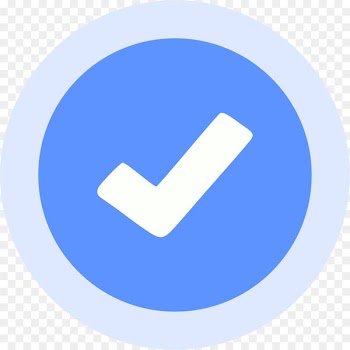 Facebook Social media Verified badge Logo Vanity URL - Blue Checkmark 